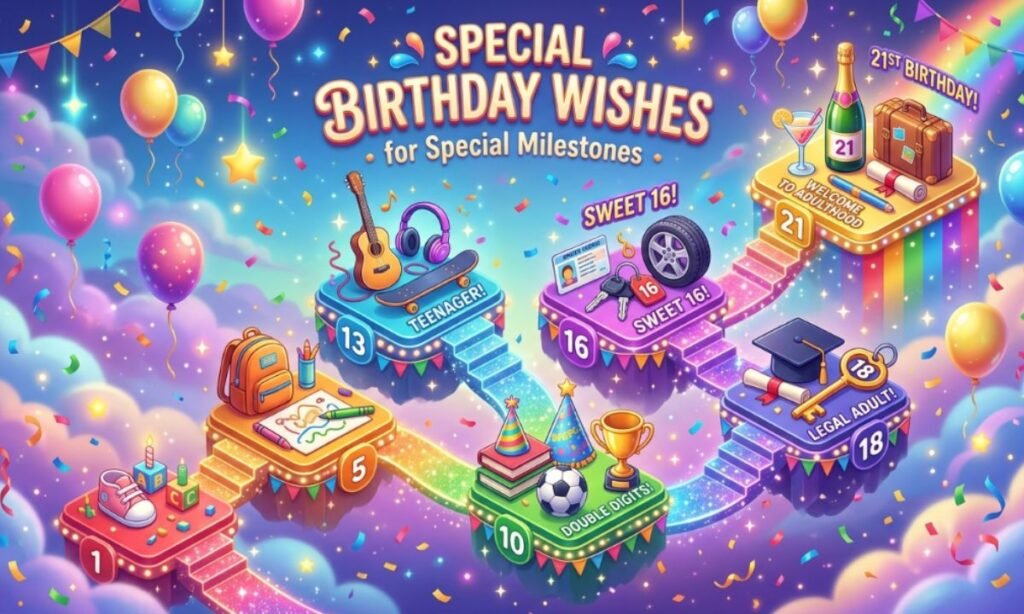 Special Birthday Wishes for Special Milestones