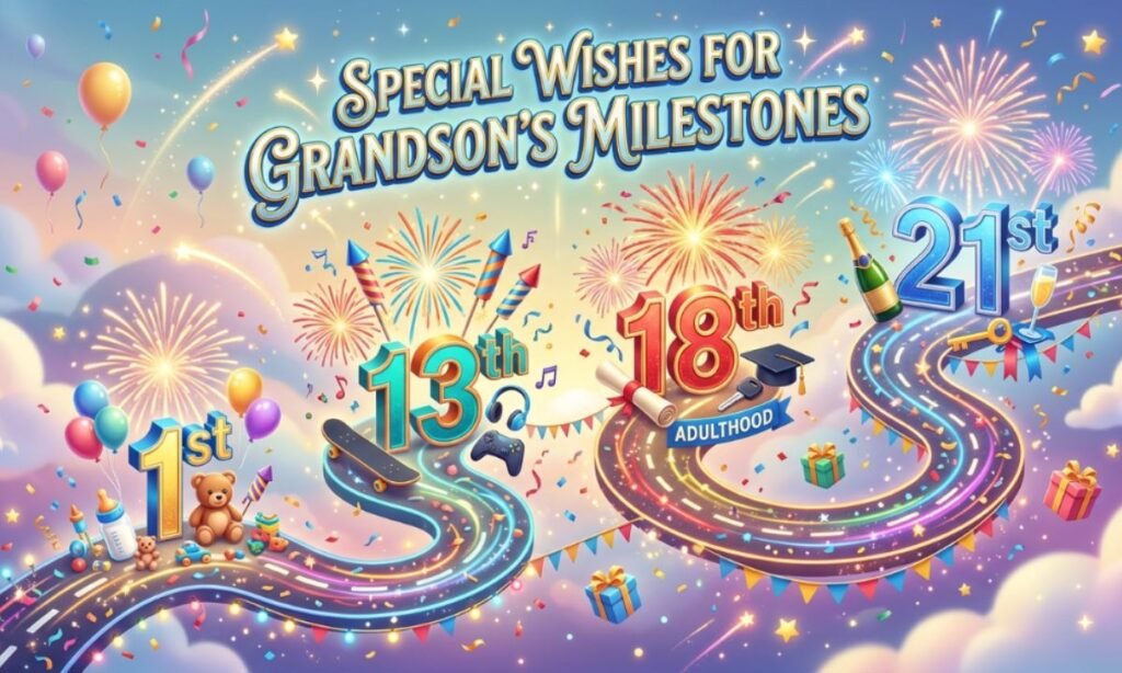 Special Wishes for Grandson’s Milestones