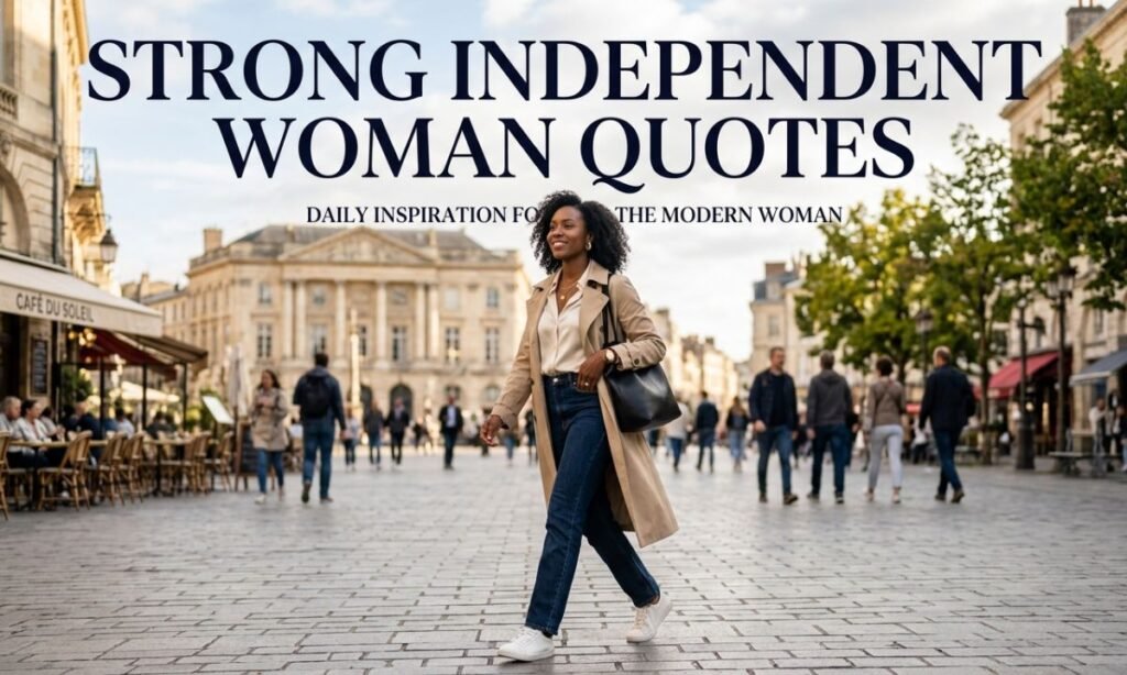 Strong Independent Woman Quotes for Instagram & Social Media