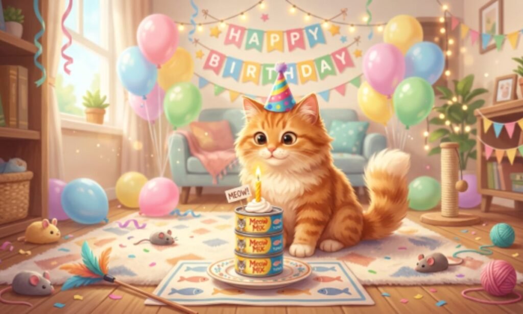 Sweet Birthday Wishes for Your Cat