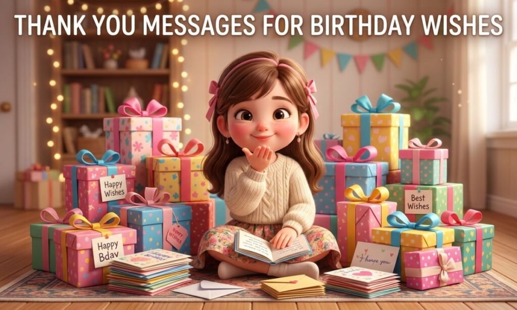 Thank You Messages for Birthday Wishes