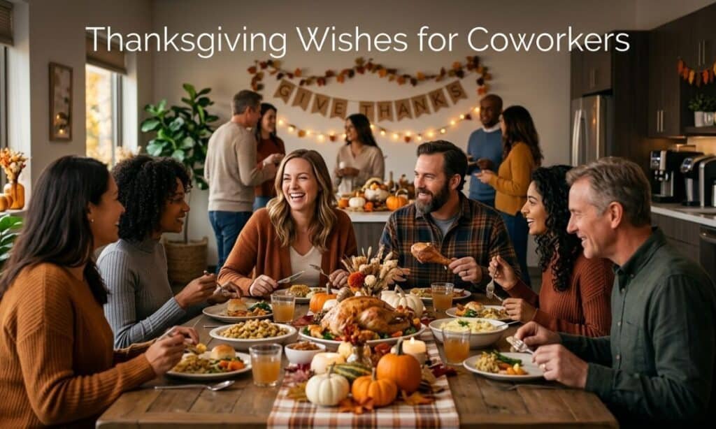 Thanksgiving Wishes for Coworkers