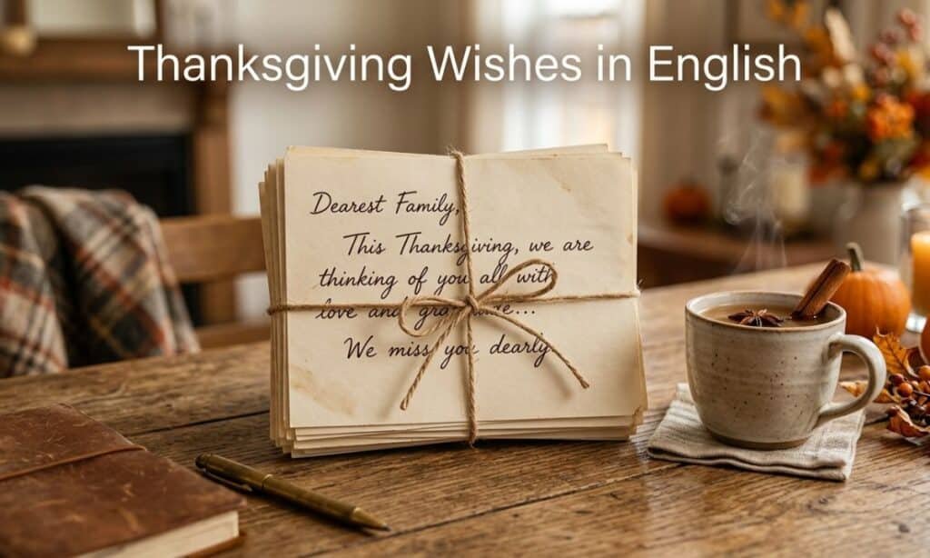 Thanksgiving Wishes in English
