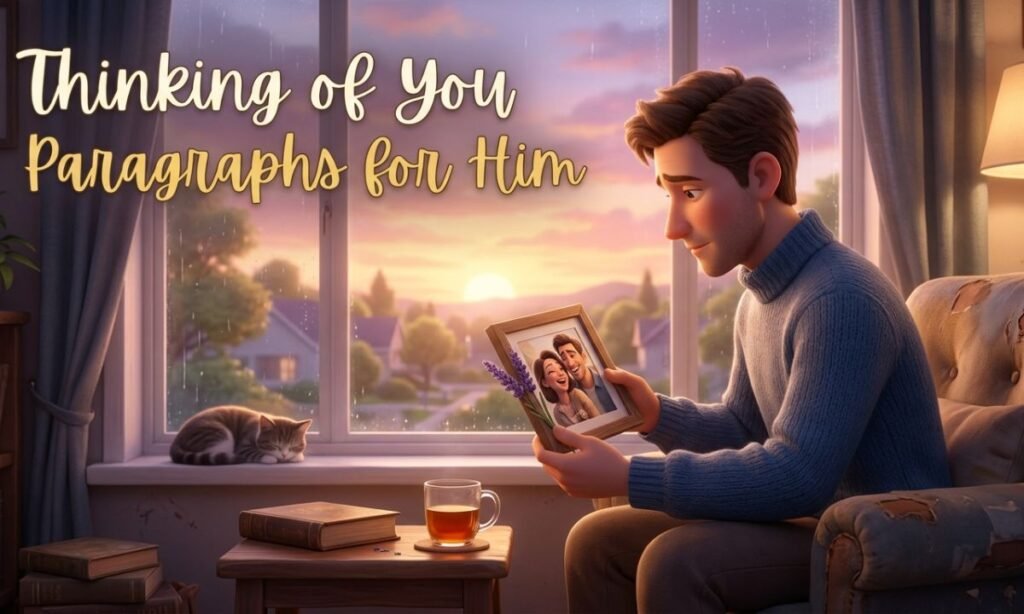 Thinking of You Paragraphs for Him