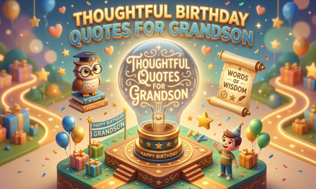 Thoughtful Birthday Quotes for Grandson