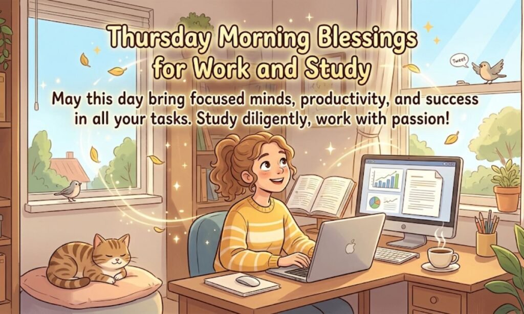 Thursday Morning Blessings for Work and Study