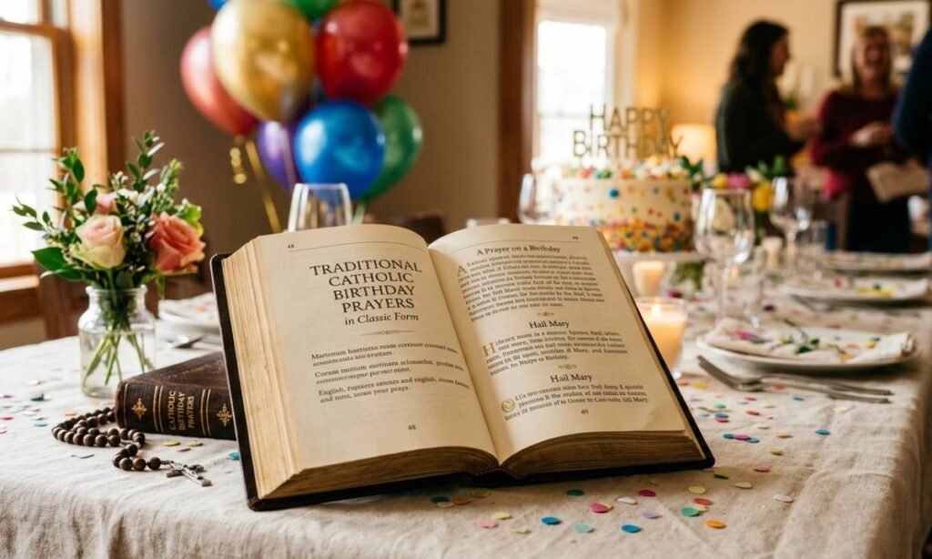 Traditional Catholic Birthday Prayers in Classic Form