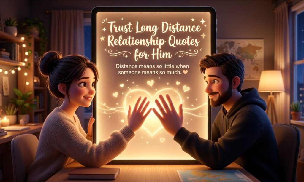 Trust Long Distance Relationship Quotes for Him