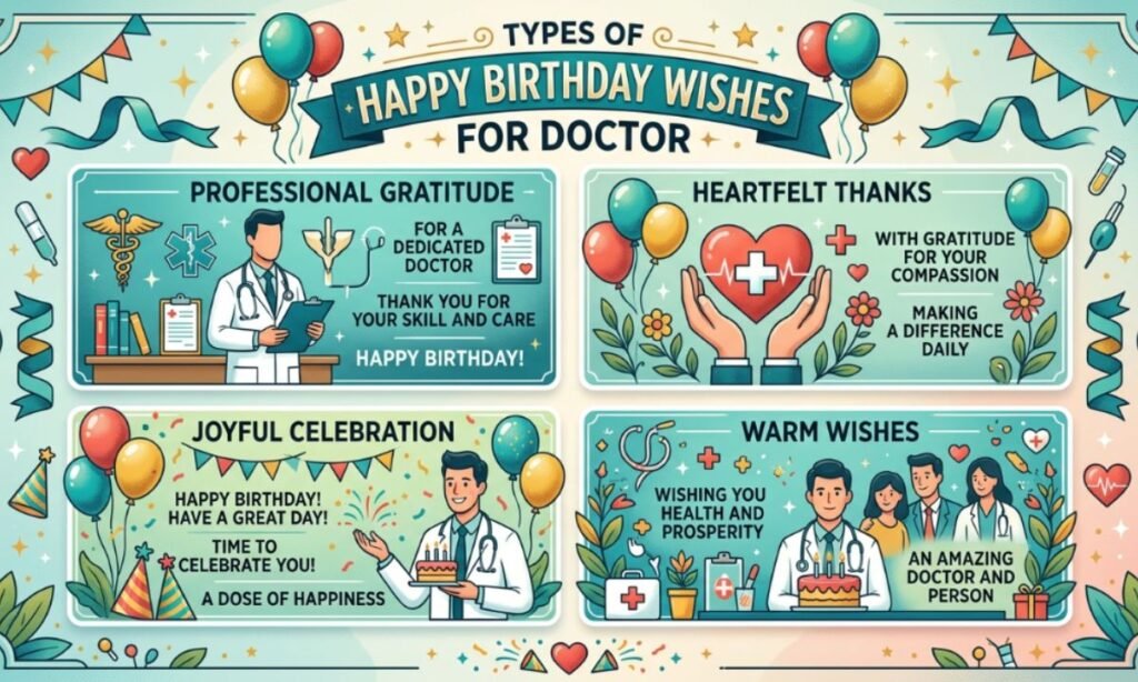 Types of Happy Birthday Wishes for Doctor