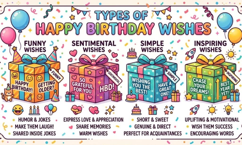 Types of Happy Birthday Wishes for Mother