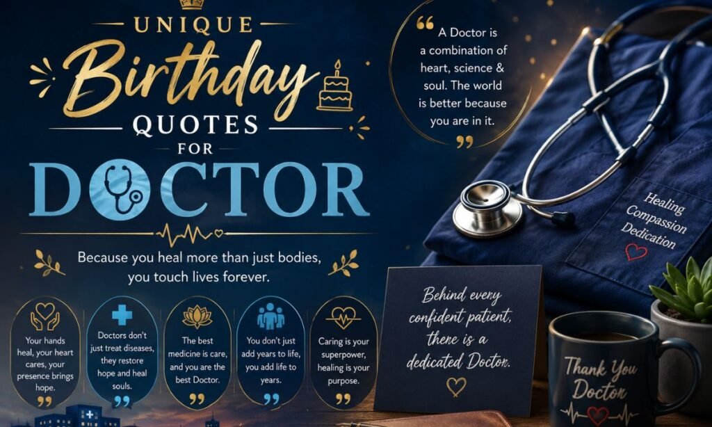 Unique Birthday Quotes for Doctor