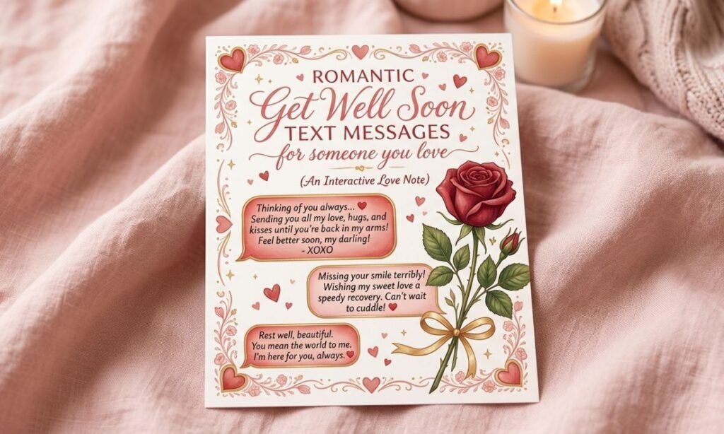 Romantic Get Well Soon Text Messages for Someone You Love
