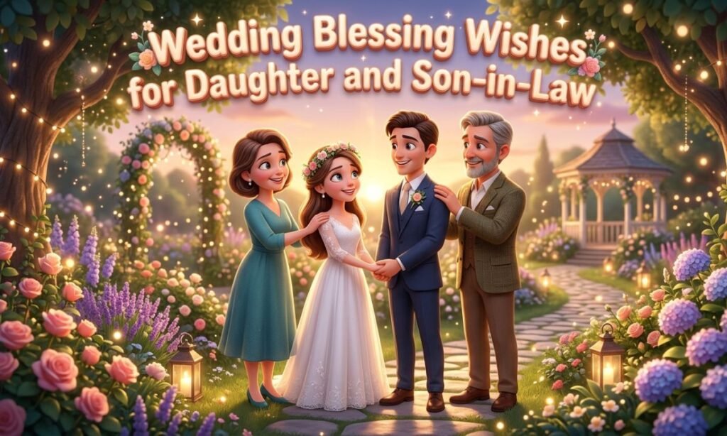 Wedding Blessing Wishes for Daughter and Son-in-Law