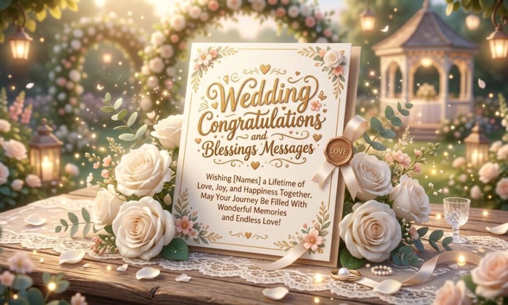Wedding Congratulations and Blessings Messages