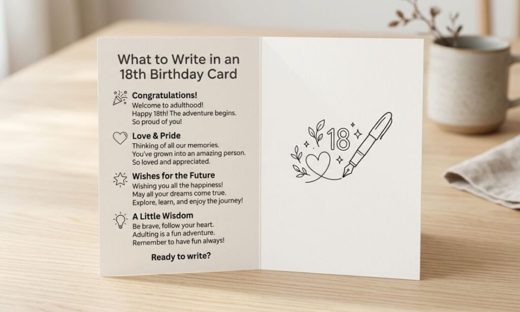 What to Write in an 18th Birthday Card