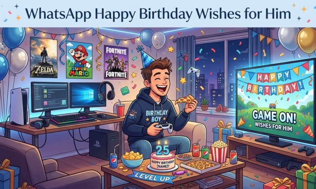 WhatsApp Happy Birthday Wishes for Him