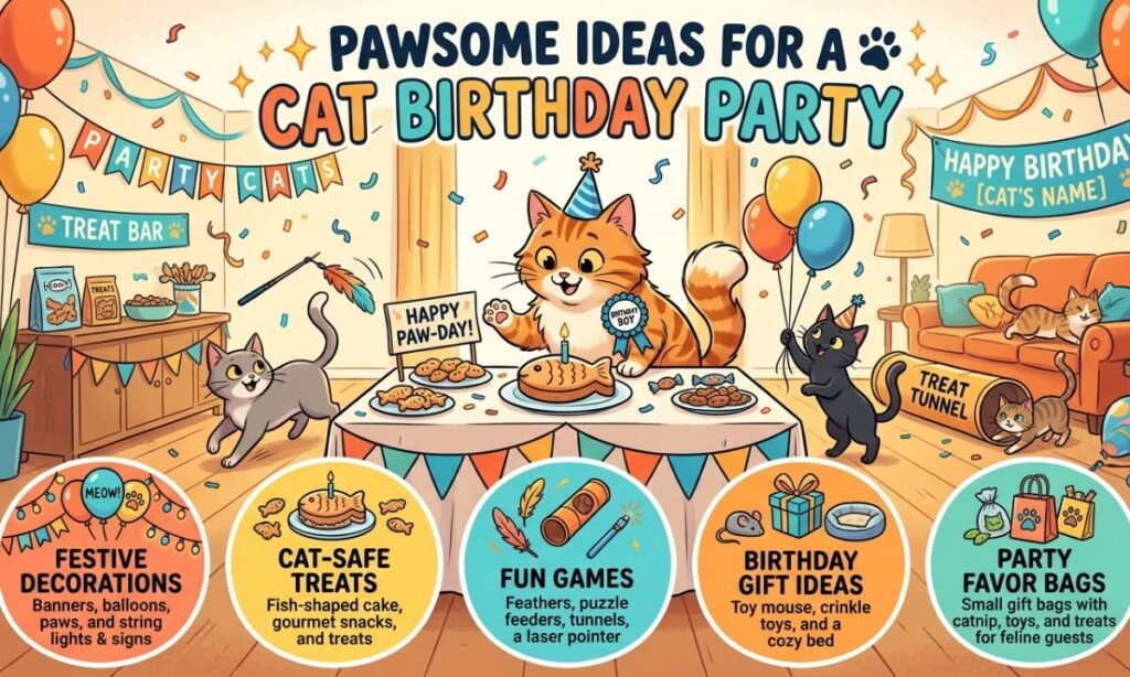 Pawsome Ideas for a Cat Birthday Party