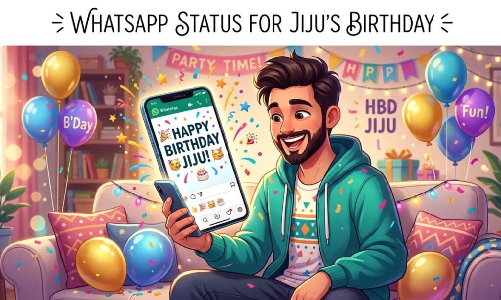 WhatsApp Status for Jiju’s Birthday
