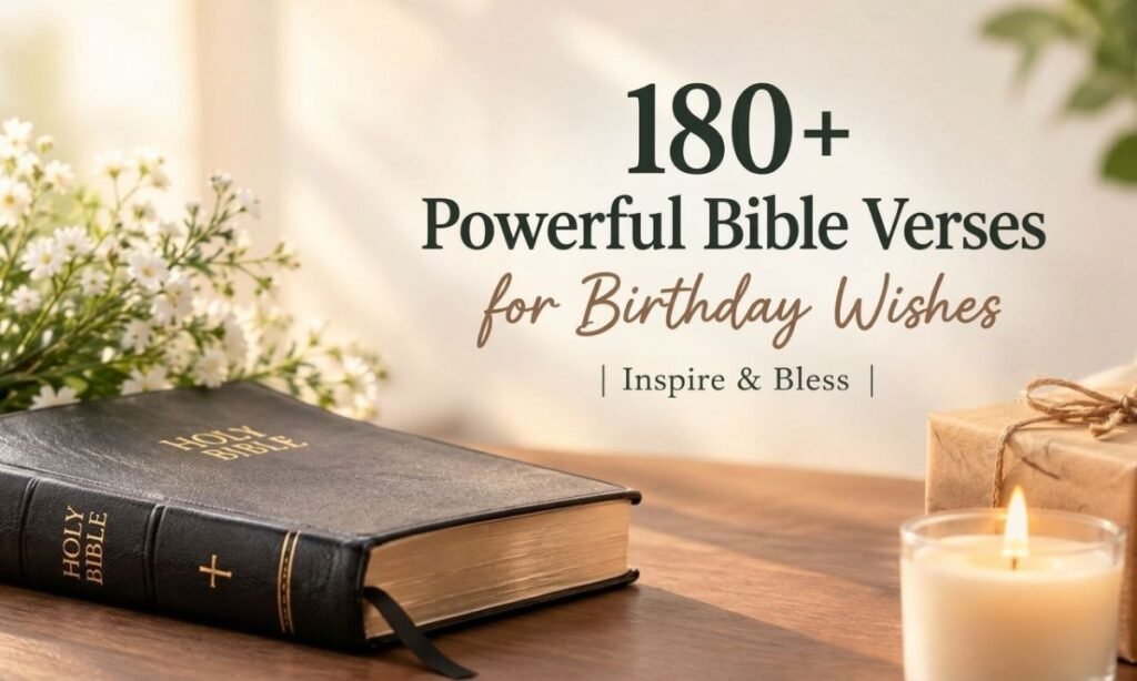 180+ Powerful Bible Verses for Birthday Wishes Inspire & Bless