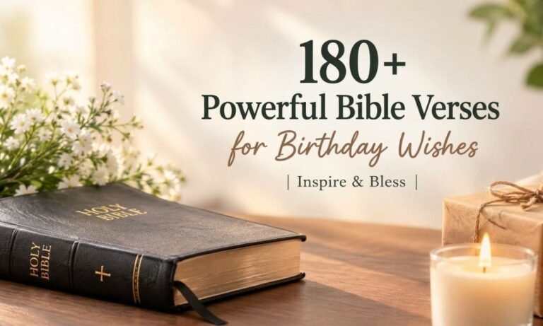 180+ Powerful Bible Verses for Birthday Wishes Inspire & Bless