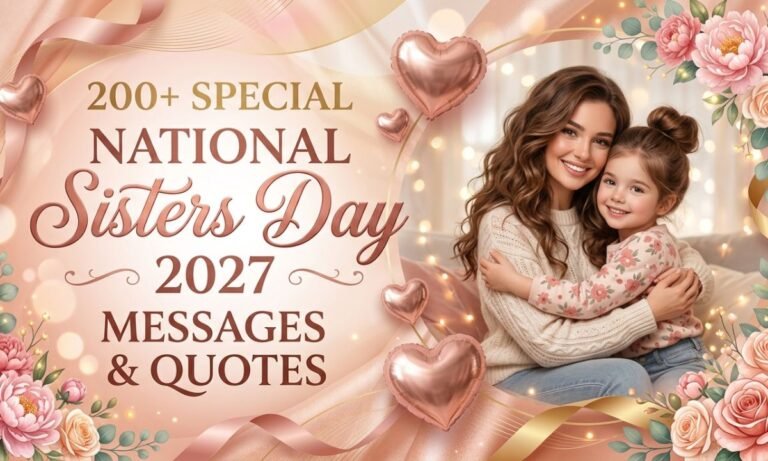 200+ Special National Sisters Day 2027 Wishes & Quotes