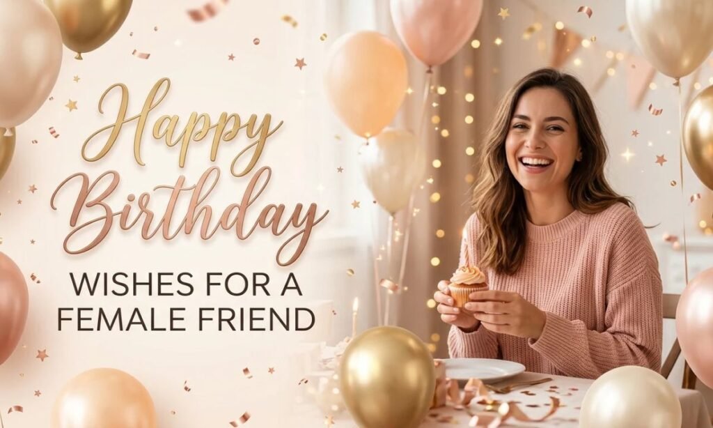 Happy Birthday Wishes for a Female Friend