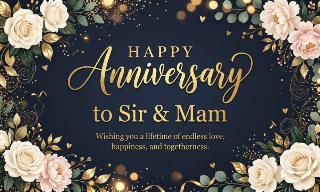 Anniversary Wishes For Sir and Mam