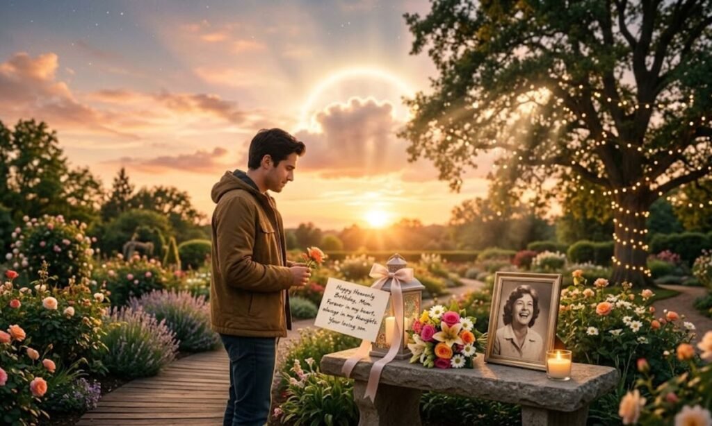 Birthday Message for Mother in Heaven from Son