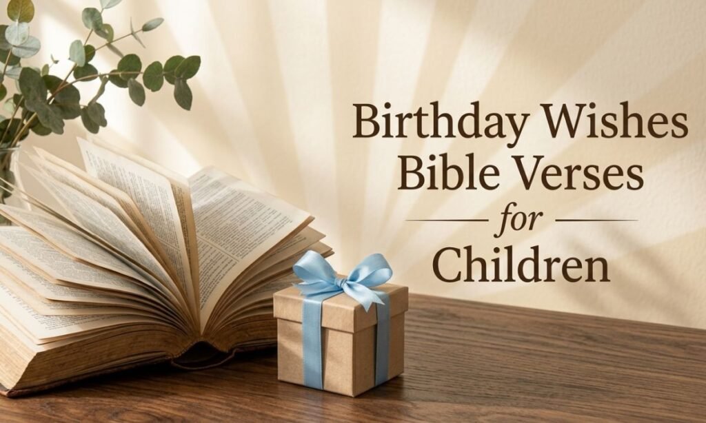 Birthday Wishes Bible Verses for Children