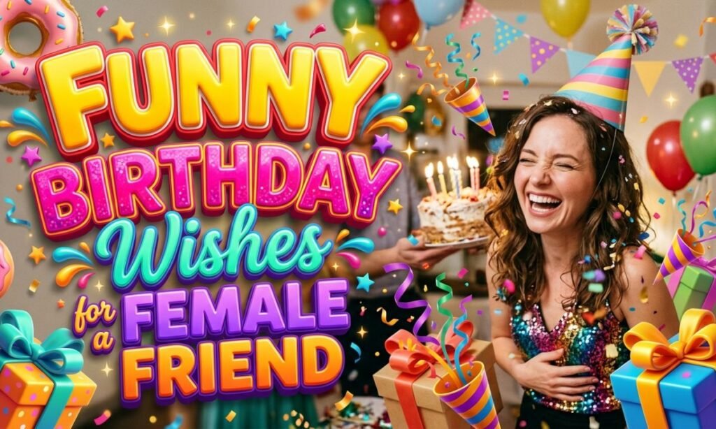 Funny Birthday Wishes for a Female Friend