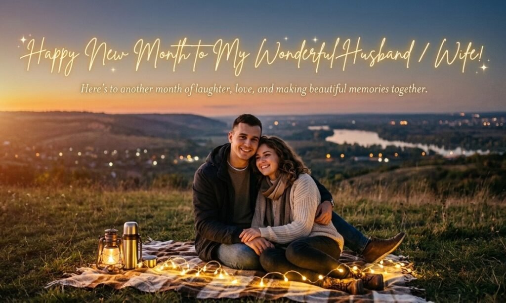 Happy New Month Messages for Husband/Wife