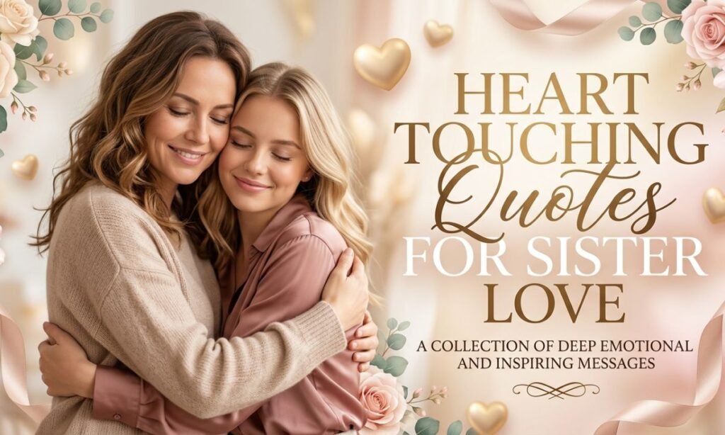 Heart Touching Quotes for Sister Love