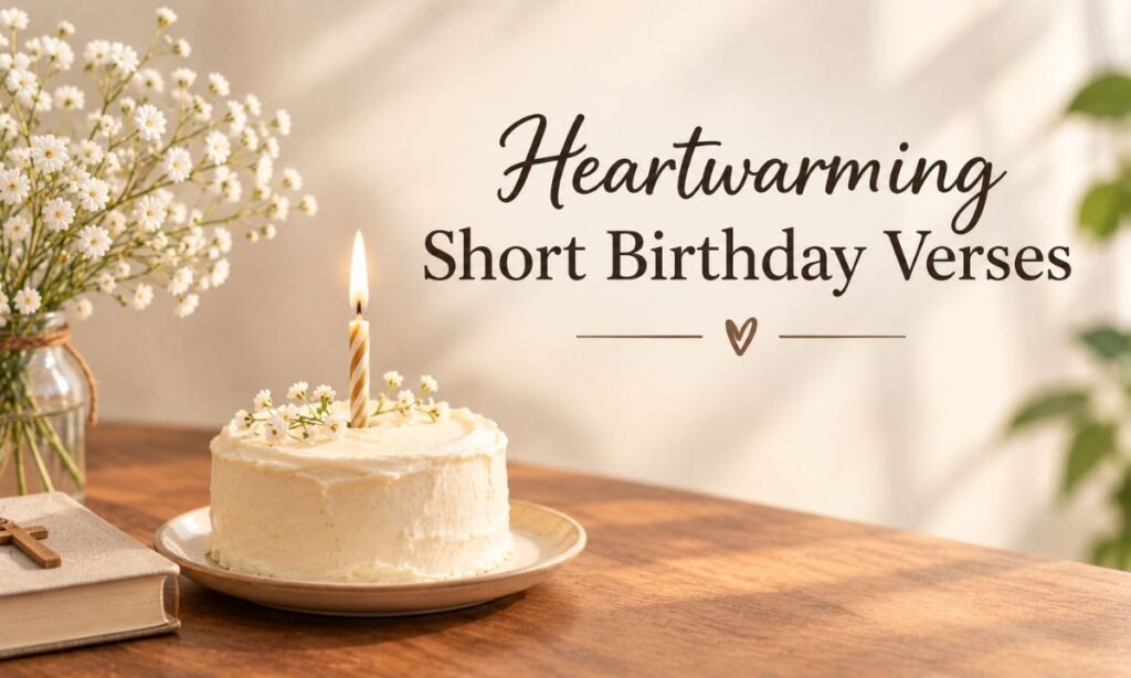 Heartwarming Short Birthday Verses
