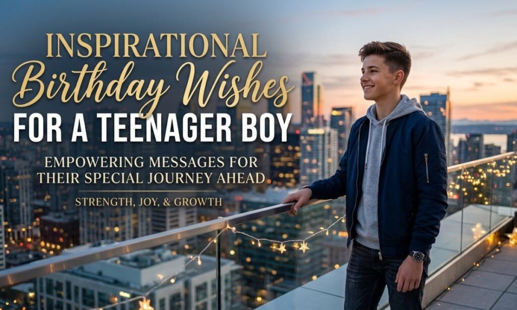 Inspirational Birthday Wishes For A Teenager Boy