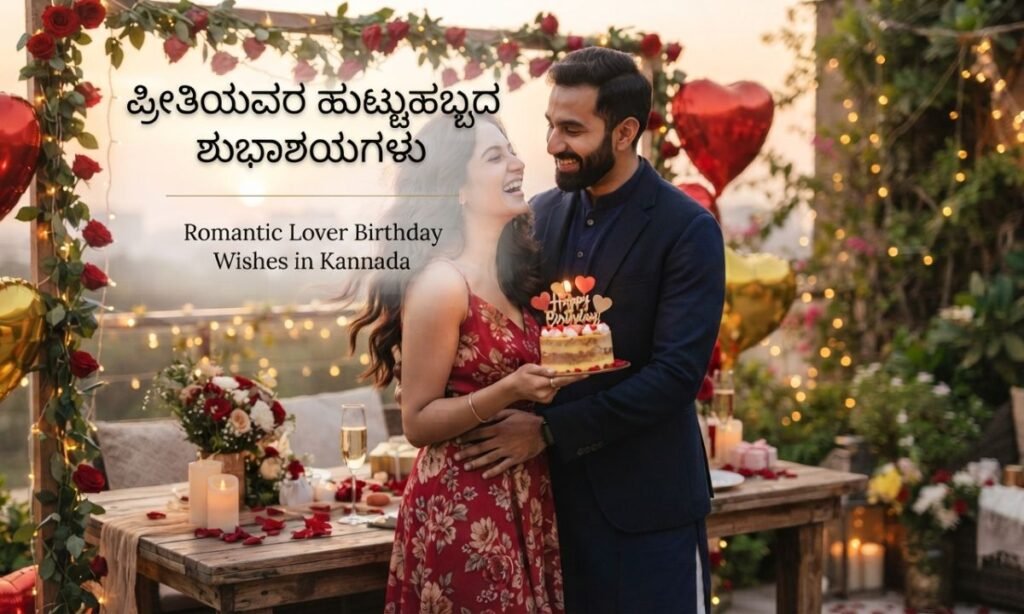 Romantic Lover Birthday Wishes in Kannada