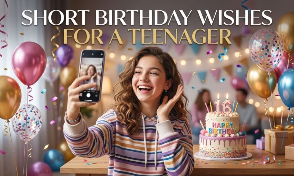 Short Birthday Wishes For A Teenager