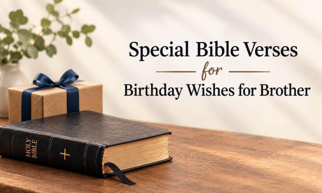 Special Bible Verses for Birthday Wishes for Brother