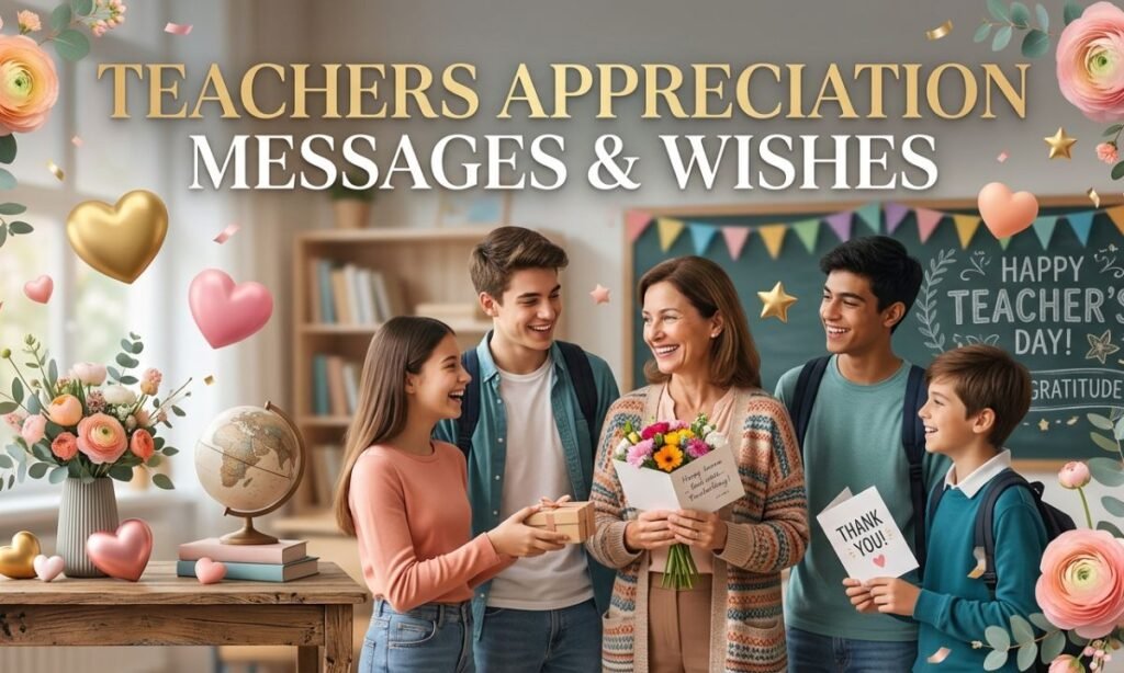 Teachers Appreciation Messages & Wishes