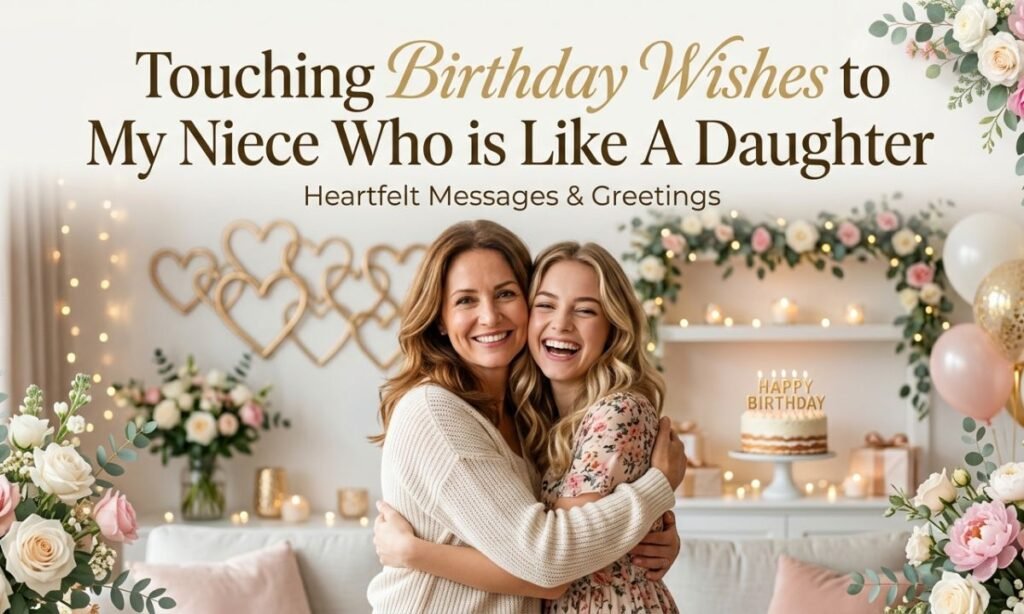 Touching Birthday Wishes to My Niece Who is Like A Daughter
